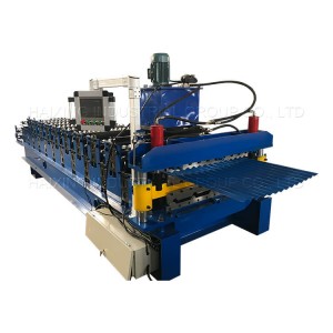 Newly Arrival Aluminum Roofing Sheet Roll Forming Machinery single Layer Metal Tile Making Machine In