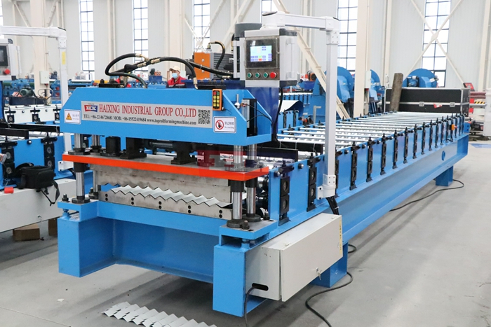 Haixing corrugated roof panel roll forming machine for metal roofing production