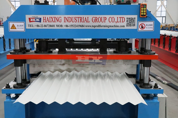 Haixing automatic corrugated roof panel forming machine for sheet production