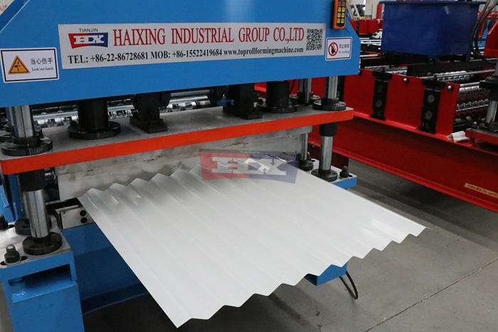 Haixing corrugated roof panel production line for customized roofing profiles