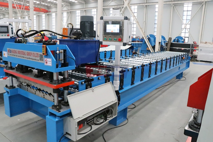 Haixing corrugated roof panel roll forming machine for metal roofing production