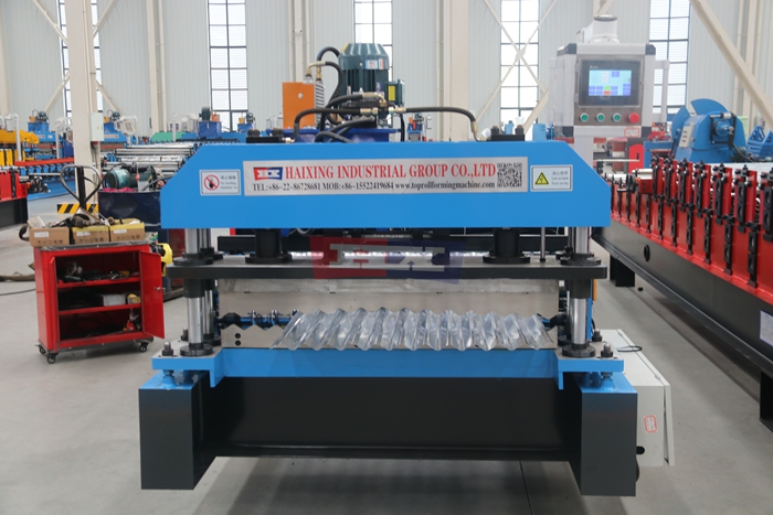 Haixing corrugated roofing sheet machine for metal roofing production