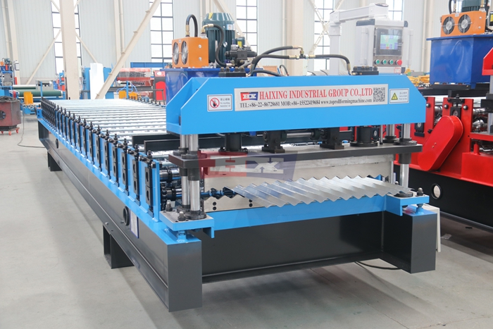 Haixing corrugated roof sheet machine for roofing sheet manufacturers