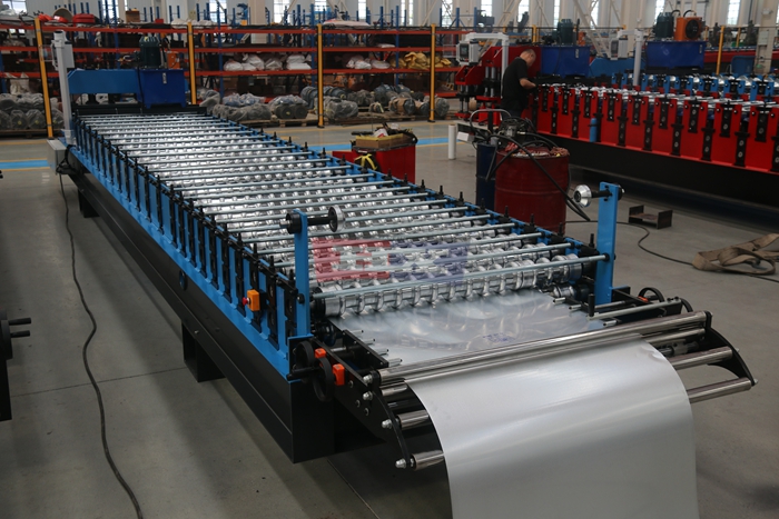 Haixing automatic corrugated roofing sheet machine production line
