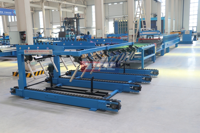Haixing metal sheet roll forming machine for customized roofing profiles