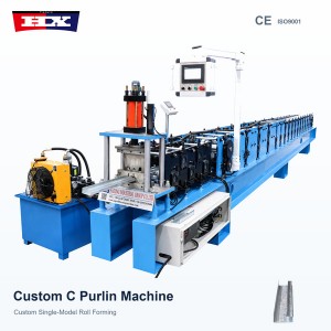 Custom Purlin Roll Forming Machine