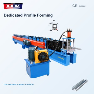 Custom Purlin Roll Forming Machine
