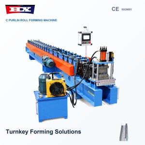 Custom C Purlin Roll Forming Machine