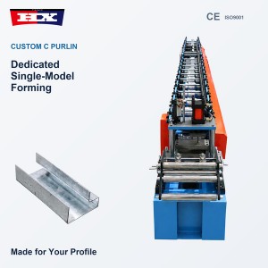 Custom C Purlin Roll Forming Machine