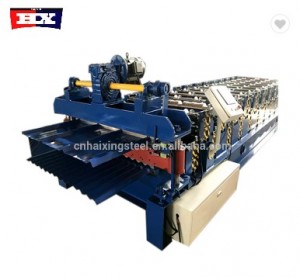 Steel tile double layer roof roll forming machine