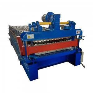 Cheap price Cold Roll Forming Machine - Double Layer Roll Forming Machine For Roof Use – Haixing Industrial
