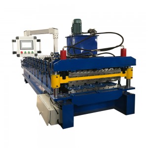 Special Price for Metal Cut Shearing Machine - PriceList for Metal Roofing Use Double Layer Roll Forming Machine For America – Haixing Industrial
