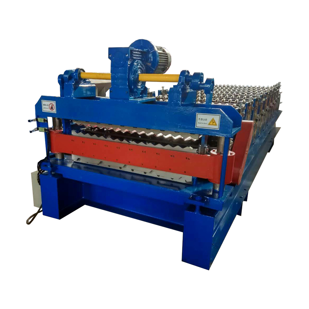 Chinese Professional Ceiling T Runner Roll Forming Machine - Double Layer Metal Corrugated Tile Making Machine – Haixing Industrial