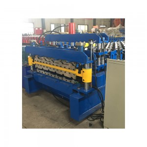 Double layer clicklock seamless metal roofing machine
