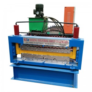 Factory supplied Flat Sheet Bending Machine - Zinc Roofing Double Layer Sheet Roll Forming Machine – Haixing Industrial