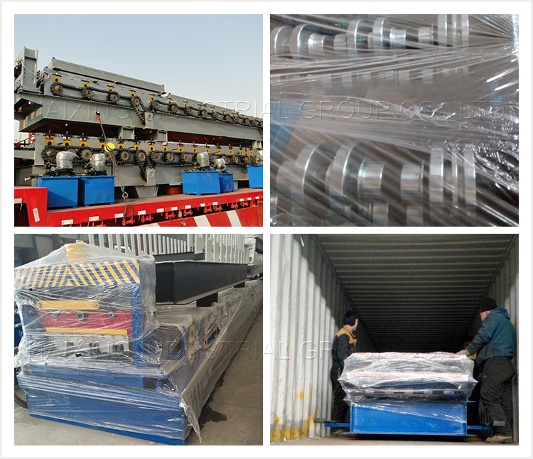 floor deck machine packing