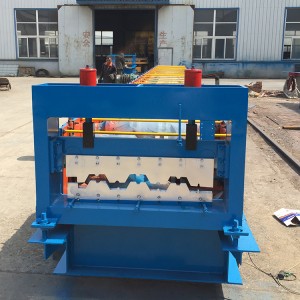 Newly Arrival China Metal Decking Roll Forming Machine Galvanized Steel Deck Floor Tile Making Machine