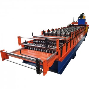 Double Layer Roof Forming Machine Glazed And Corrugated Roof Tile