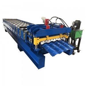 PriceList for Latest Design Automatic Galvanized Steel Metal Roofing Sheet/tile/panel Roll Forming Machine