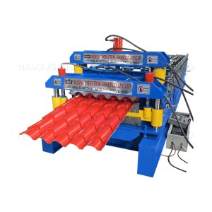 Cold Rolled Steel Glazed Roof Sheet Machine