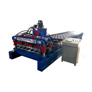 Colored Glazed Steel Roof Tile Making Machine