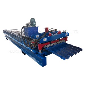 Free sample for 760 Step Roof Panel Metal Steel Colored Step Glazed Roof Tile Making Machine