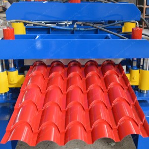 2019 High quality Automatic Popular Automatic Roof Tile Machine Concrete Floor Tile Making Machine,Glazed Tile Rolling Forming Machine