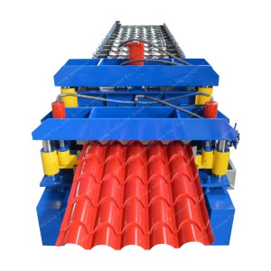 Styled Glazed Metal Roof Tile Forming Machine