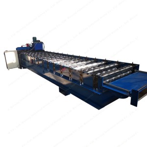 Colored Glazed Steel Roof Tile Making Machine