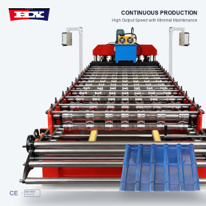 Glazed Metal Roof Tile Making Machine
