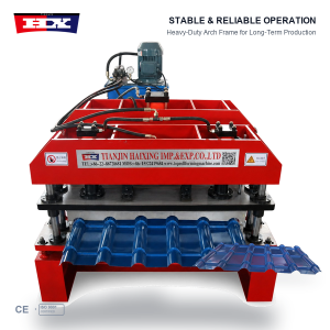 Glazed Metal Roof Tile Making Machine