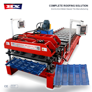 Glazed Metal Roof Tile Making Machine