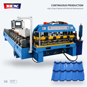 Glazed Steel Roofing Tile Making Machine