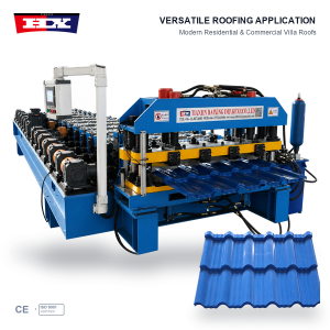 Glazed Steel Roofing Tile Making Machine