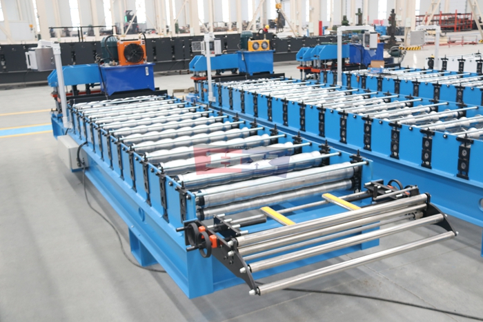 Haixing steel roof tile production machinery for galvanized and pre-painted metal roofing sheets