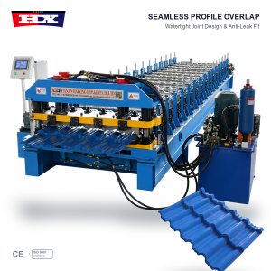 Glazed Steel Roofing Tile Making Machine