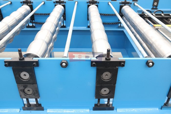 Haixing glazed steel roof tile machine for customized decorative metal roofing profiles