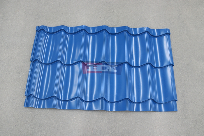 Haixing decorative metal roofing tile machine for residential roofing applications