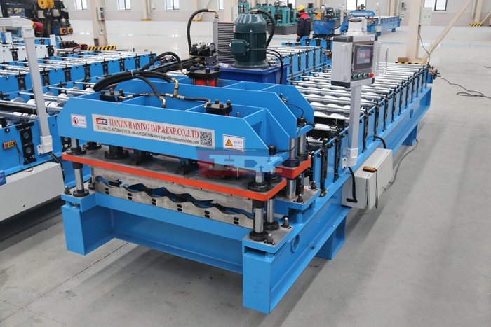 Haixing steel roofing tile forming equipment for glazed metal roofing sheet production