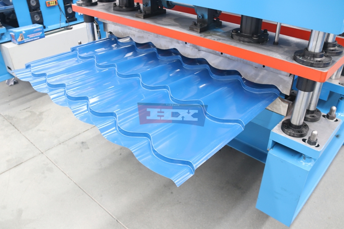 Haixing decorative steel roof tile machine for residential and commercial roofing projects