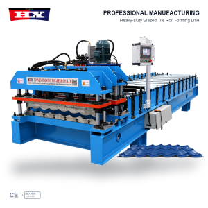Metal Glazed Roof Tile Machine