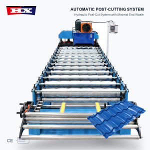 Metal Glazed Tile Roll Forming Machine