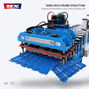 Stepped Metal Roof Tile Roll Forming Machine
