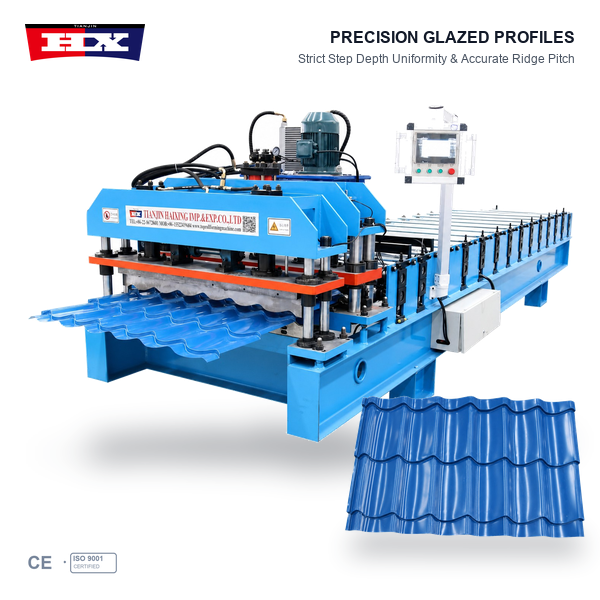 Stepped Metal Roof Tile Roll Forming Machine Featured Image