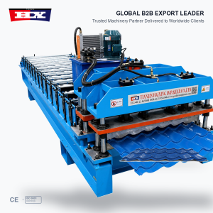 Stepped Metal Roof Tile Roll Forming Machine