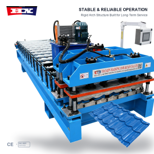 Metal Glazed Tile Roll Forming Machine