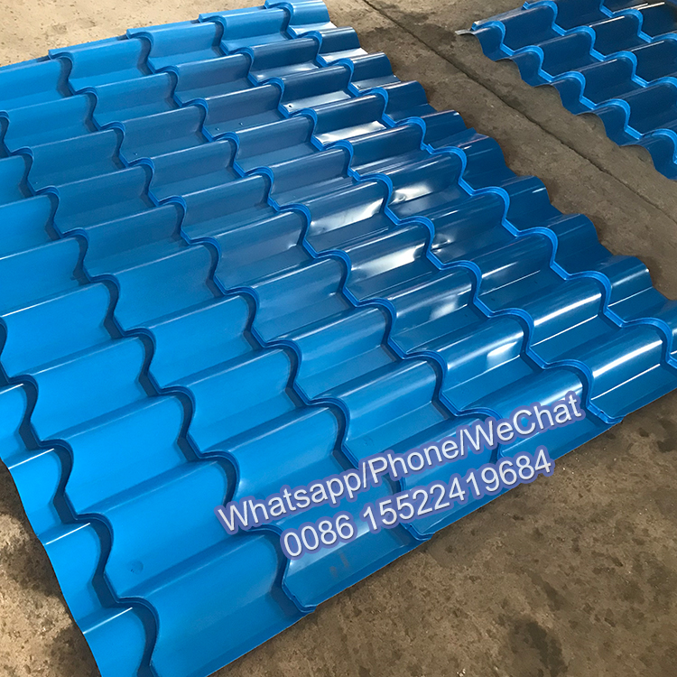glazed roof tile