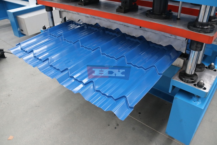 Haixing decorative metal roof tile equipment for residential and commercial roofing