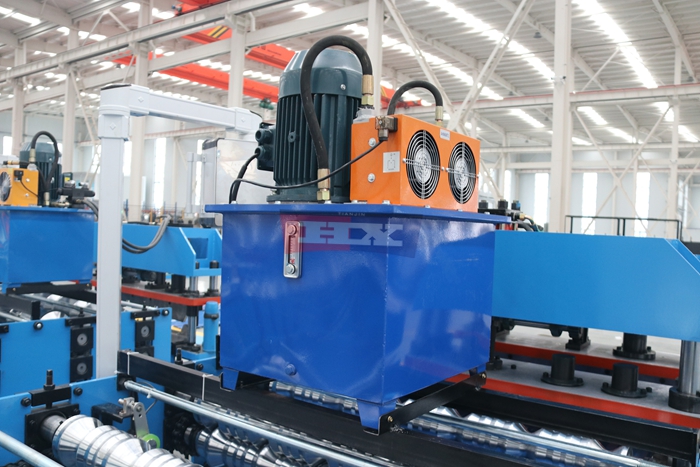 Haixing decorative roofing sheet forming machine for residential metal roof panels