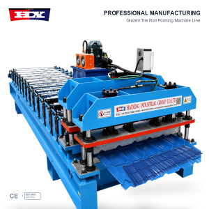 Metal Glazed Roofing Sheet Roll Forming Machine